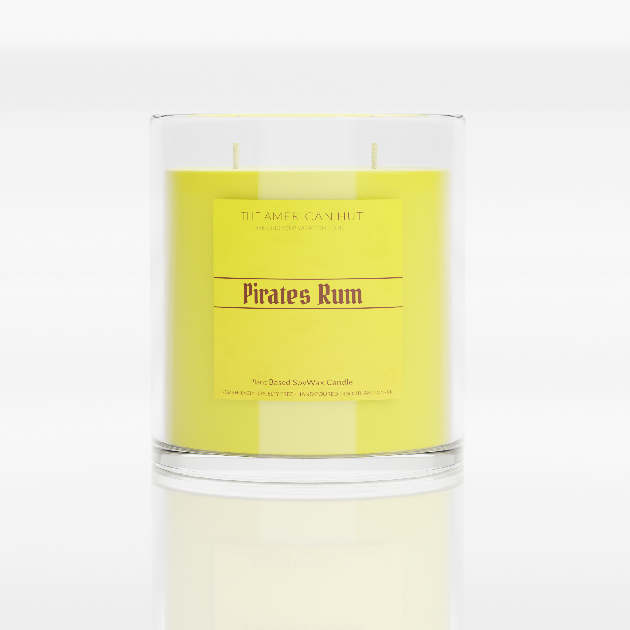 Pirates Banana Rum - Luxury Double Wick Candle