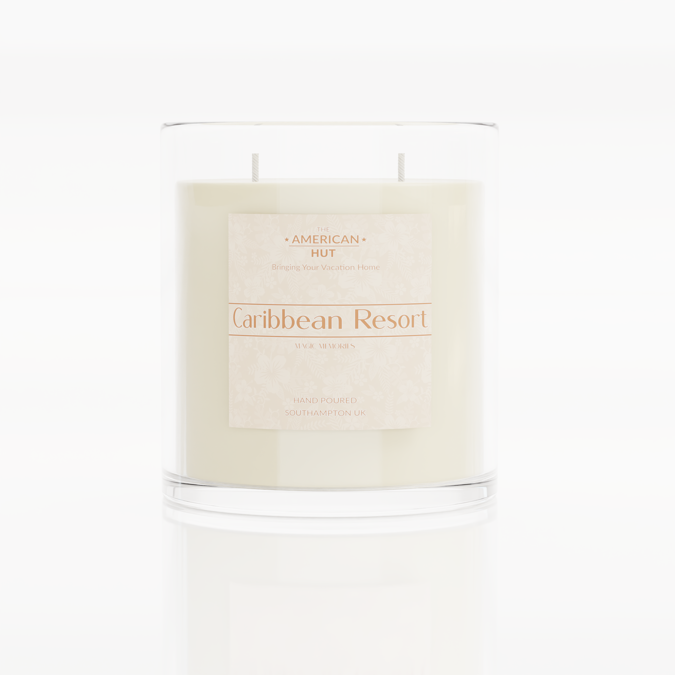 Caribbean Resort - Luxury Double Wick Candle