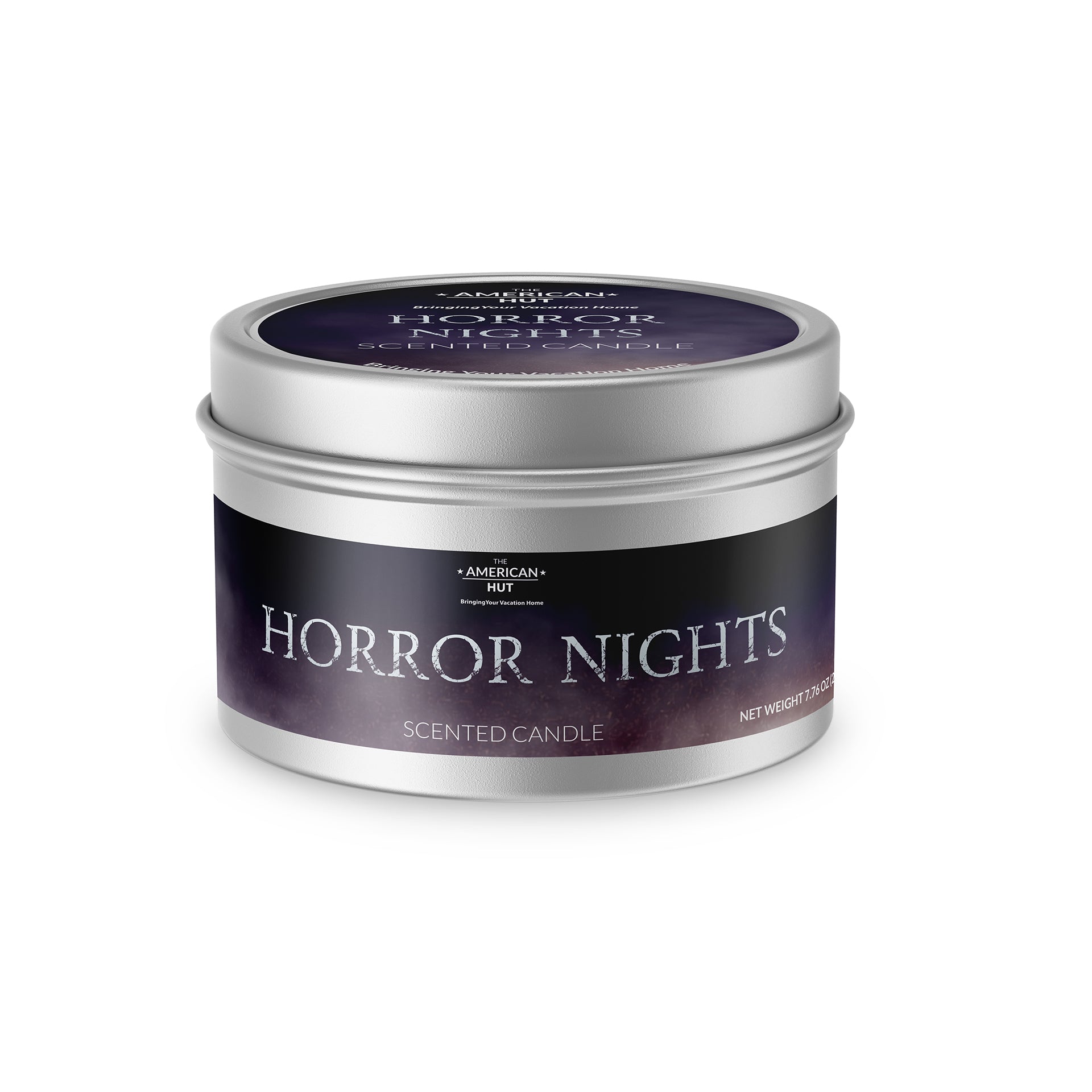 Horror Nights - Tin Candle with crackling wooden wick