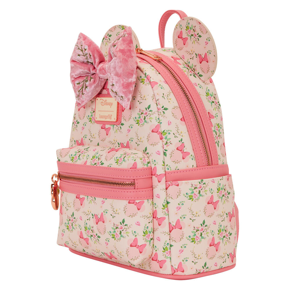 Loungefly x Disney Minnie Mouse Floral Mini Backpack