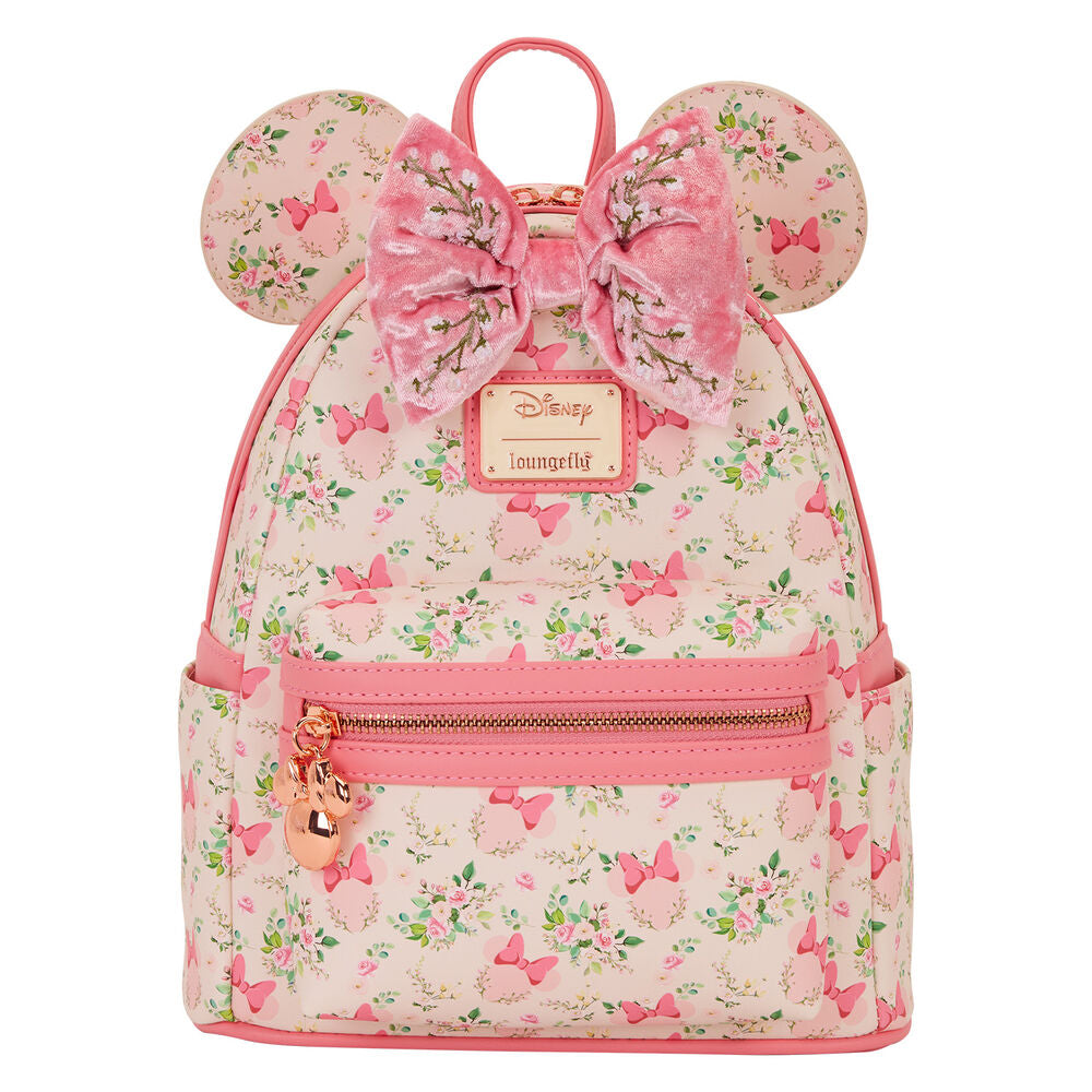 disney mini backpacks uk Loungefly x Disney Minnie Mouse Floral Mini Backpack