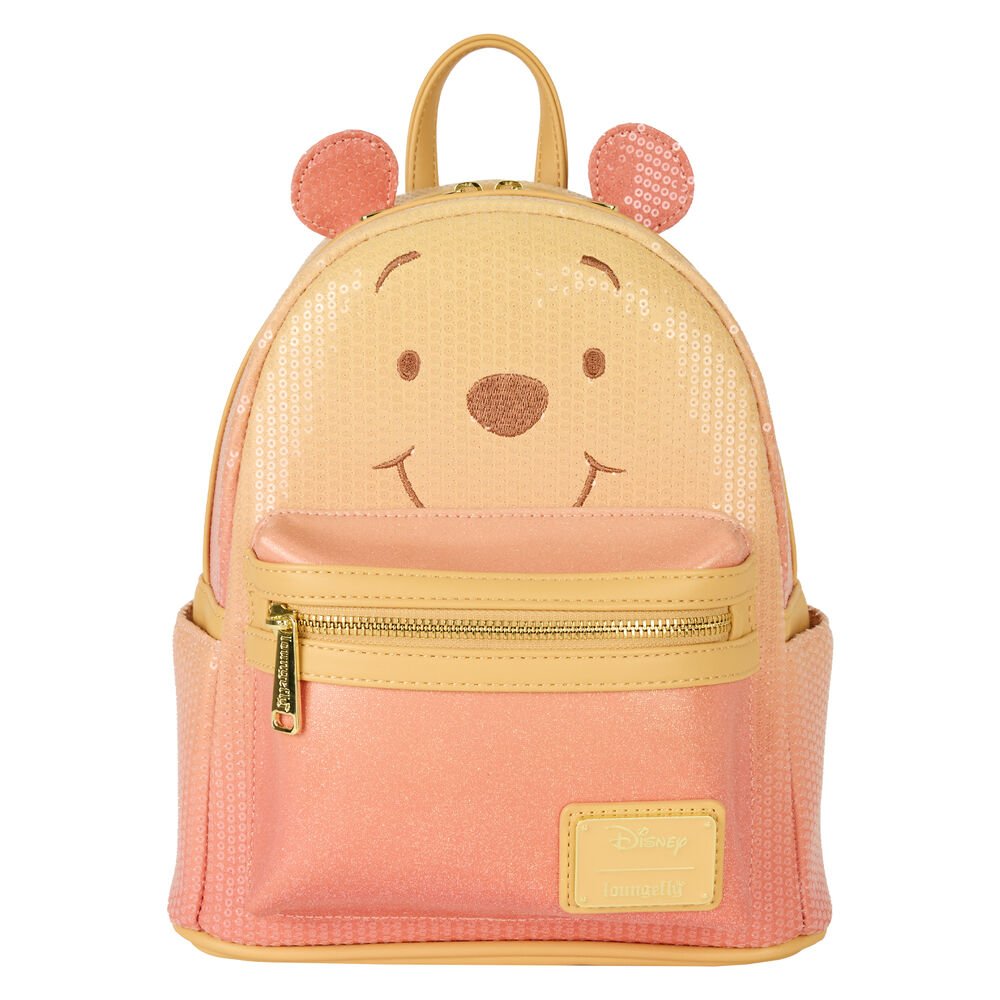 Loungefly - Disney Winnie The Pooh Sequin Glitter Mini Backpack