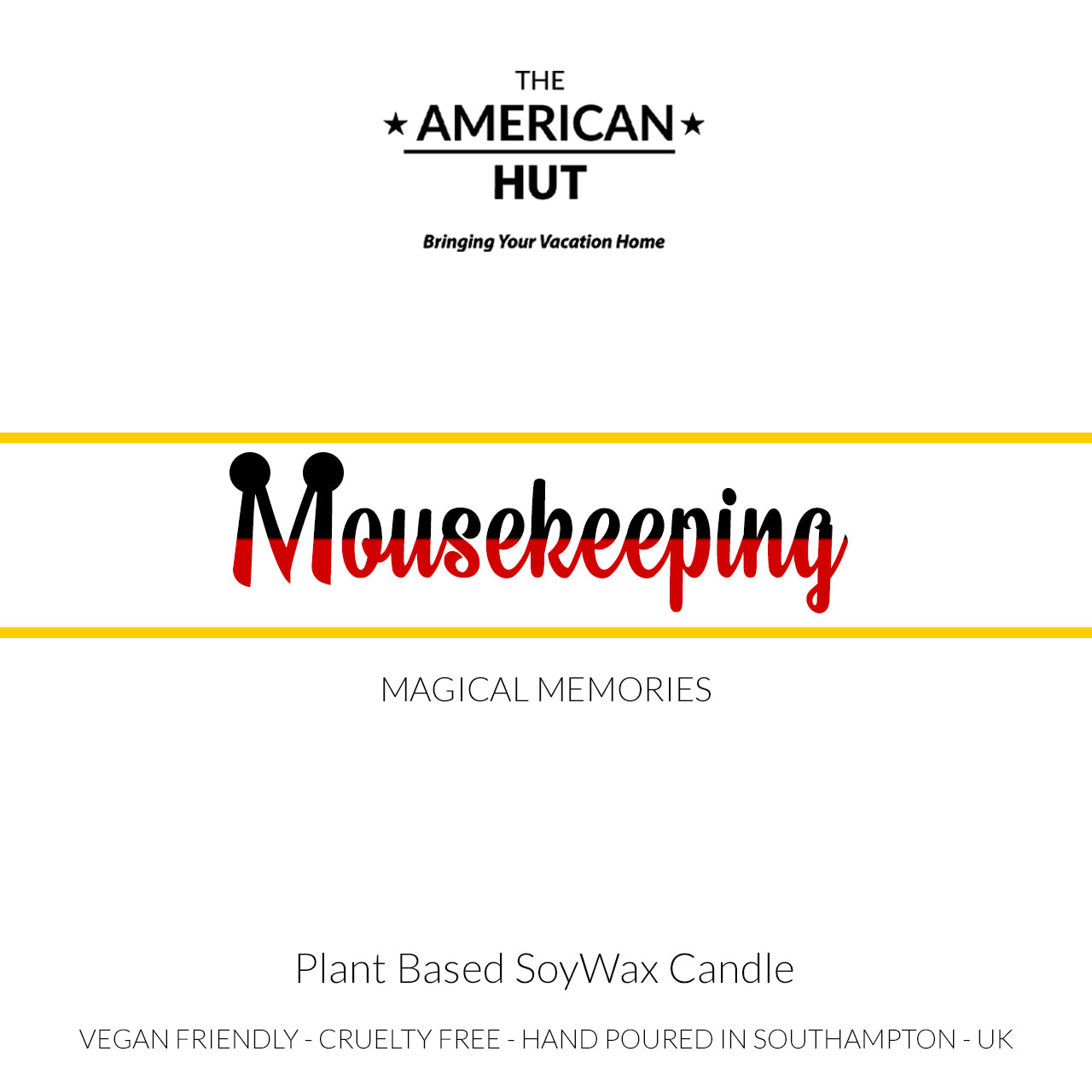 Mousekeeping Fresh Linen -Jam Jar Candle