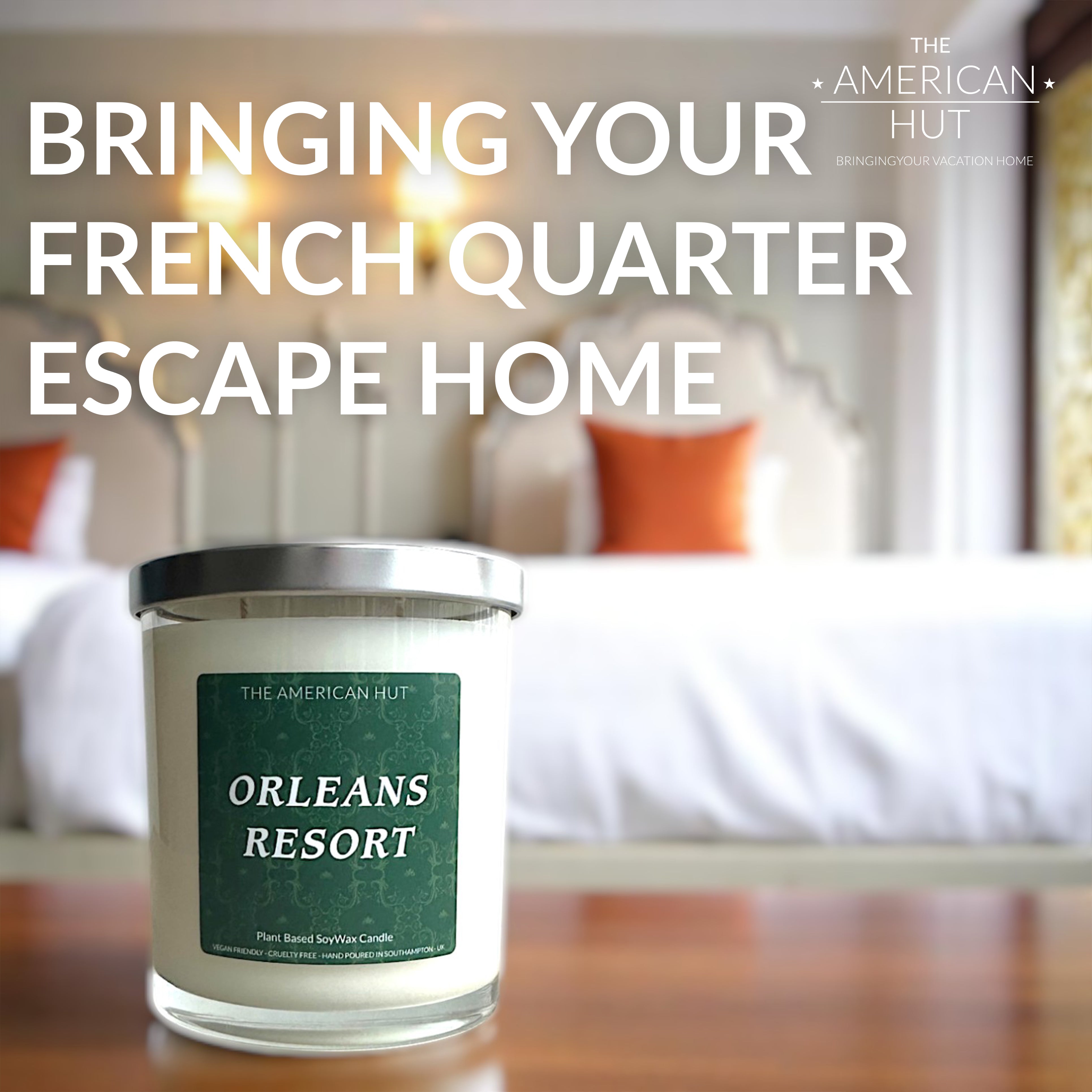 Orleans Resort French Quarters- Luxury Two Wick Candle