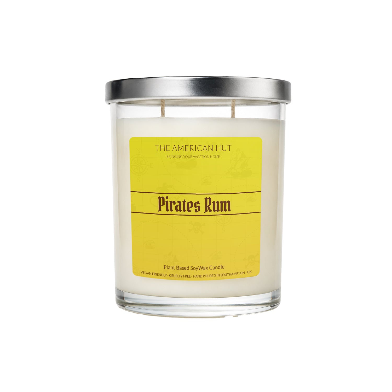Pirates Banana Rum - Luxury Two Wick Candle