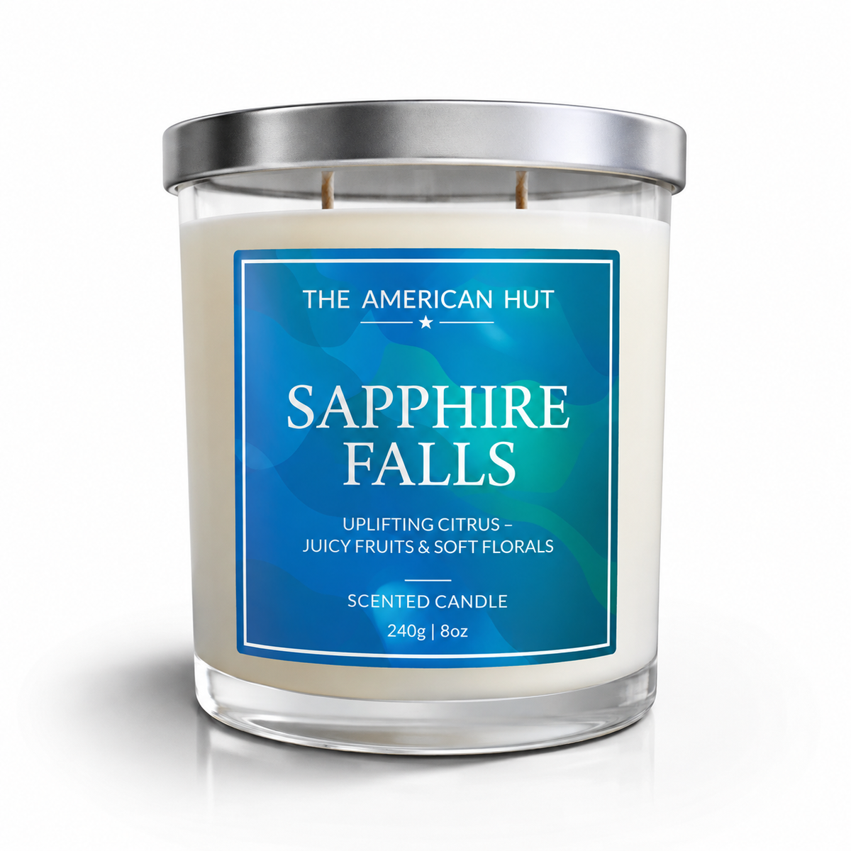 Sapphire Falls - Luxury Two Wick Candle