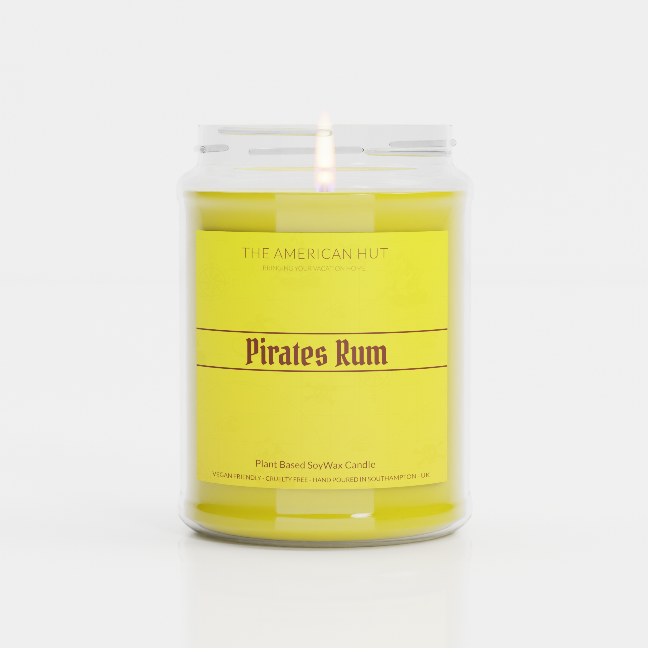 Pirates Banana Rum - Jam Jar Candle