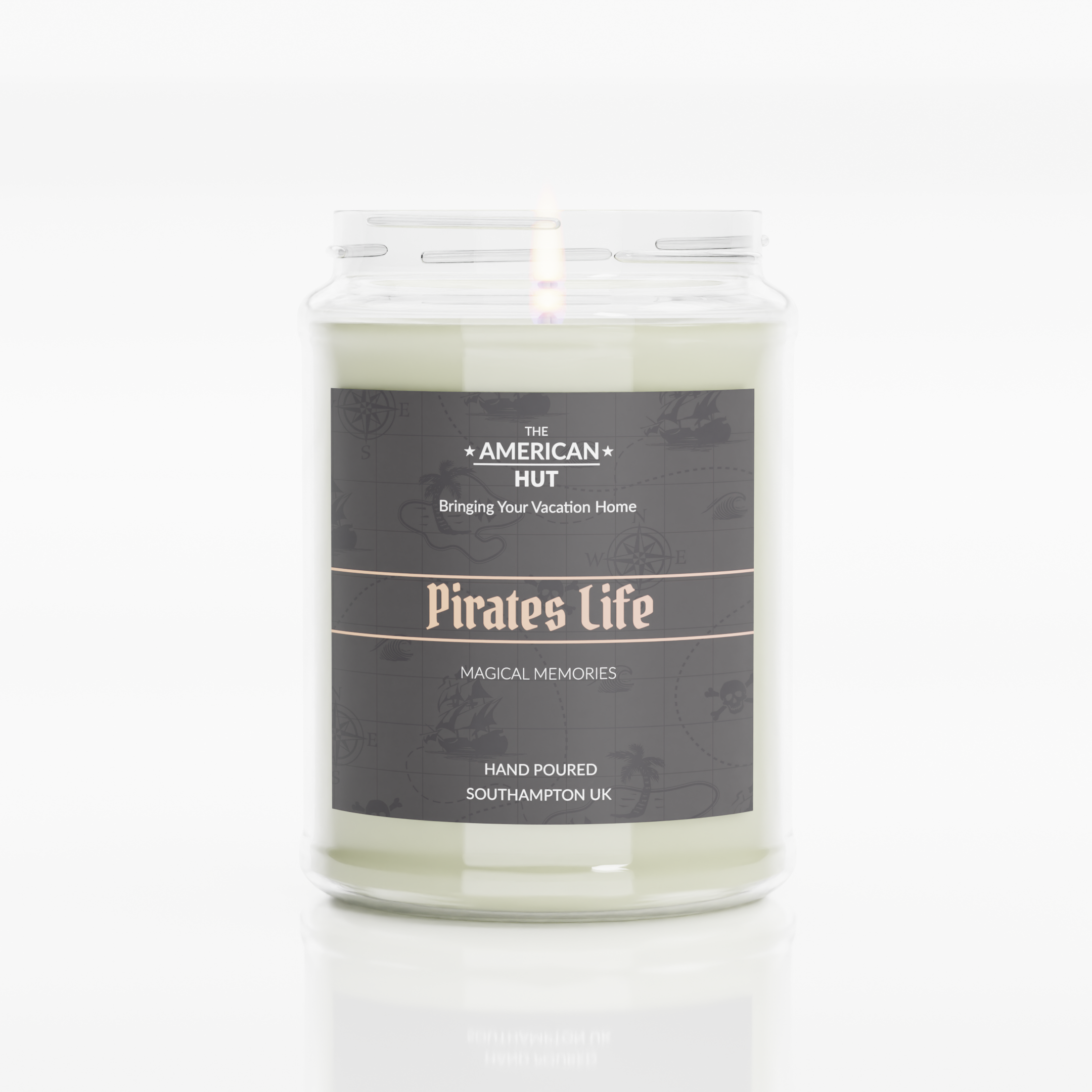 Pirates Life - New Improved Fragrance- Jam Jar Candle