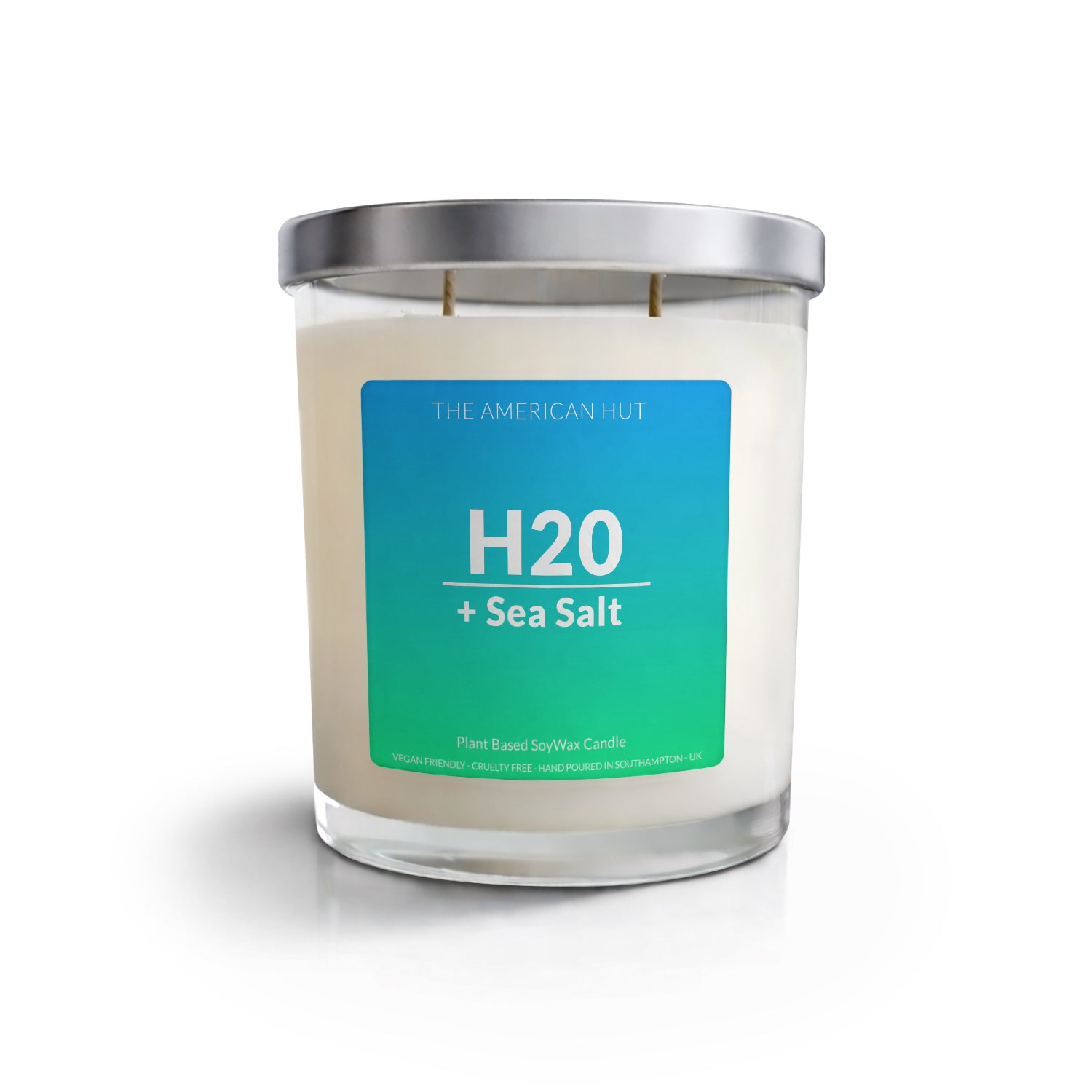 H20 + Sea Salt - Luxury Two Wick Candle
