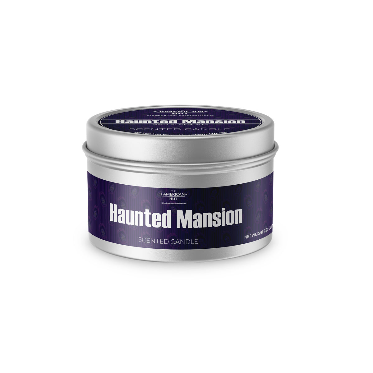 Haunted Mansion - Tin Candle with crackling wooden wick