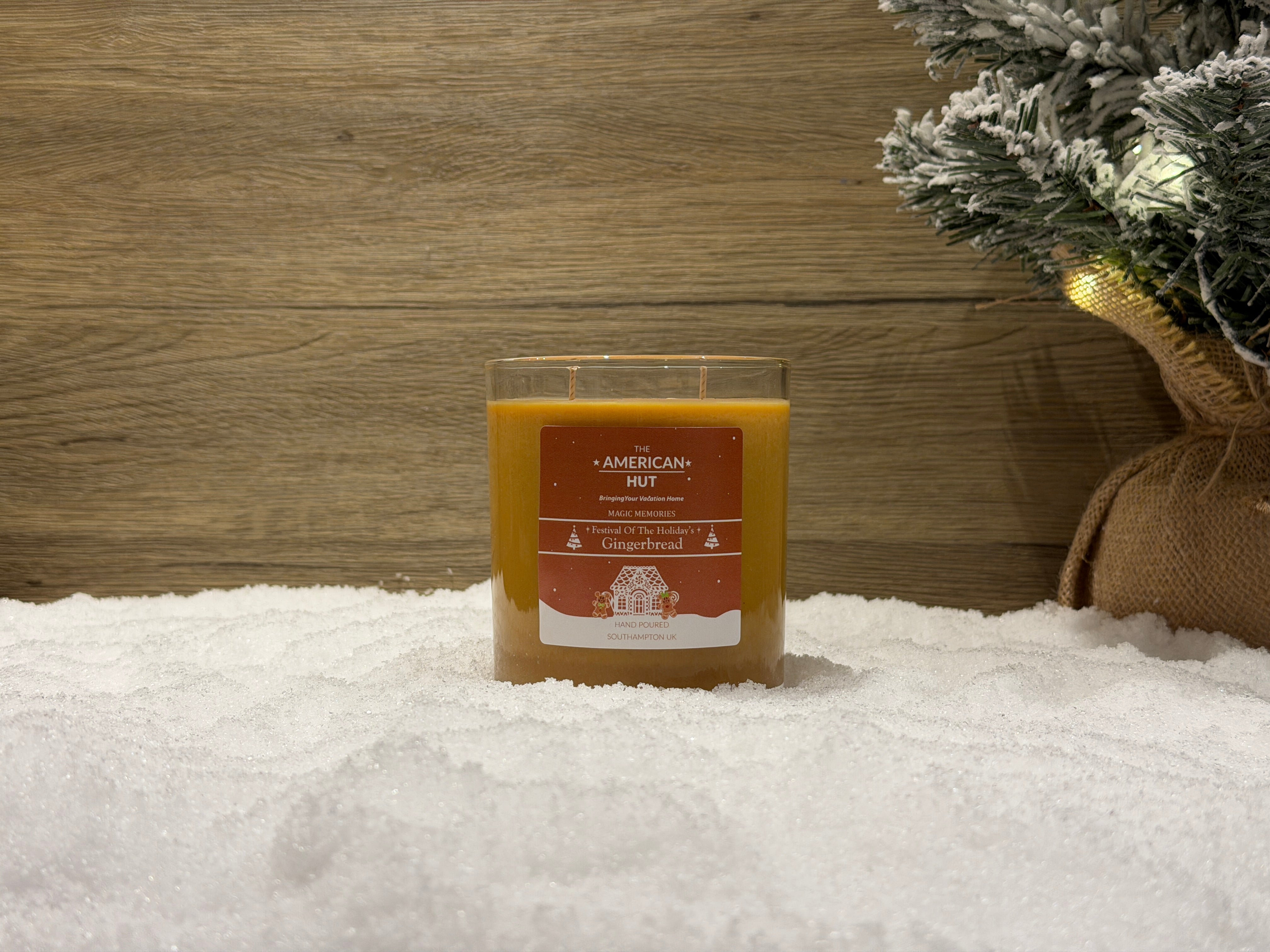 Gingerbread Holiday - Luxury Two Wick Candle