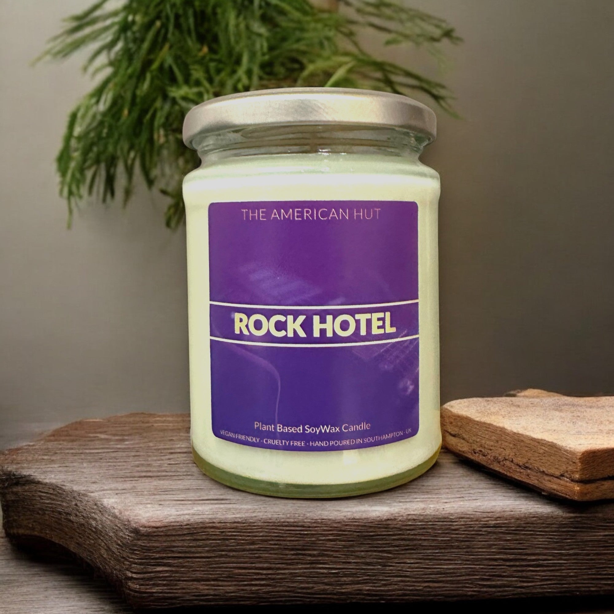 Rock Hotel - Jam Jar Glass Candle