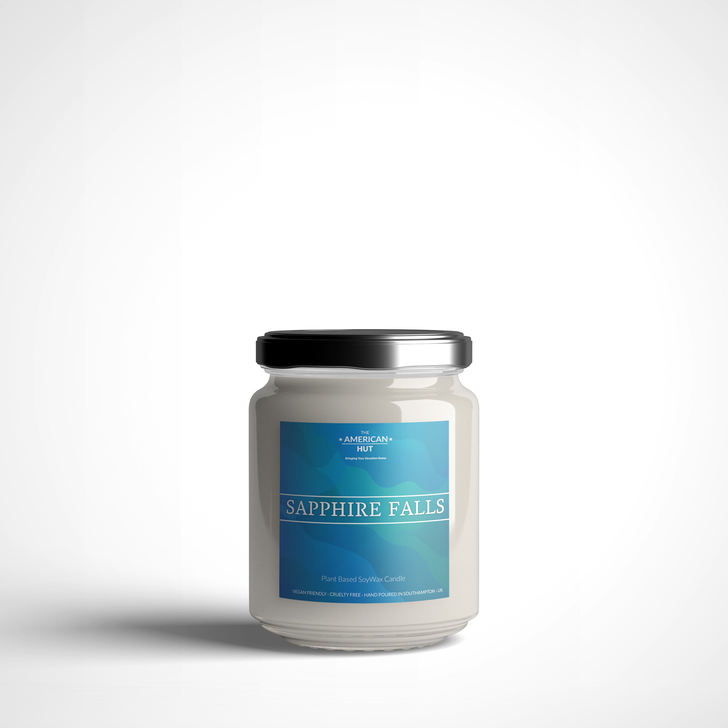 Sapphire Falls - Jam Jar Glass Candle