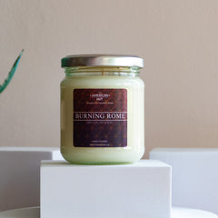 Burning Rome - Inspired by Disney's EPCOT Spaceship Earth Smell, 8oz Candle White Wax