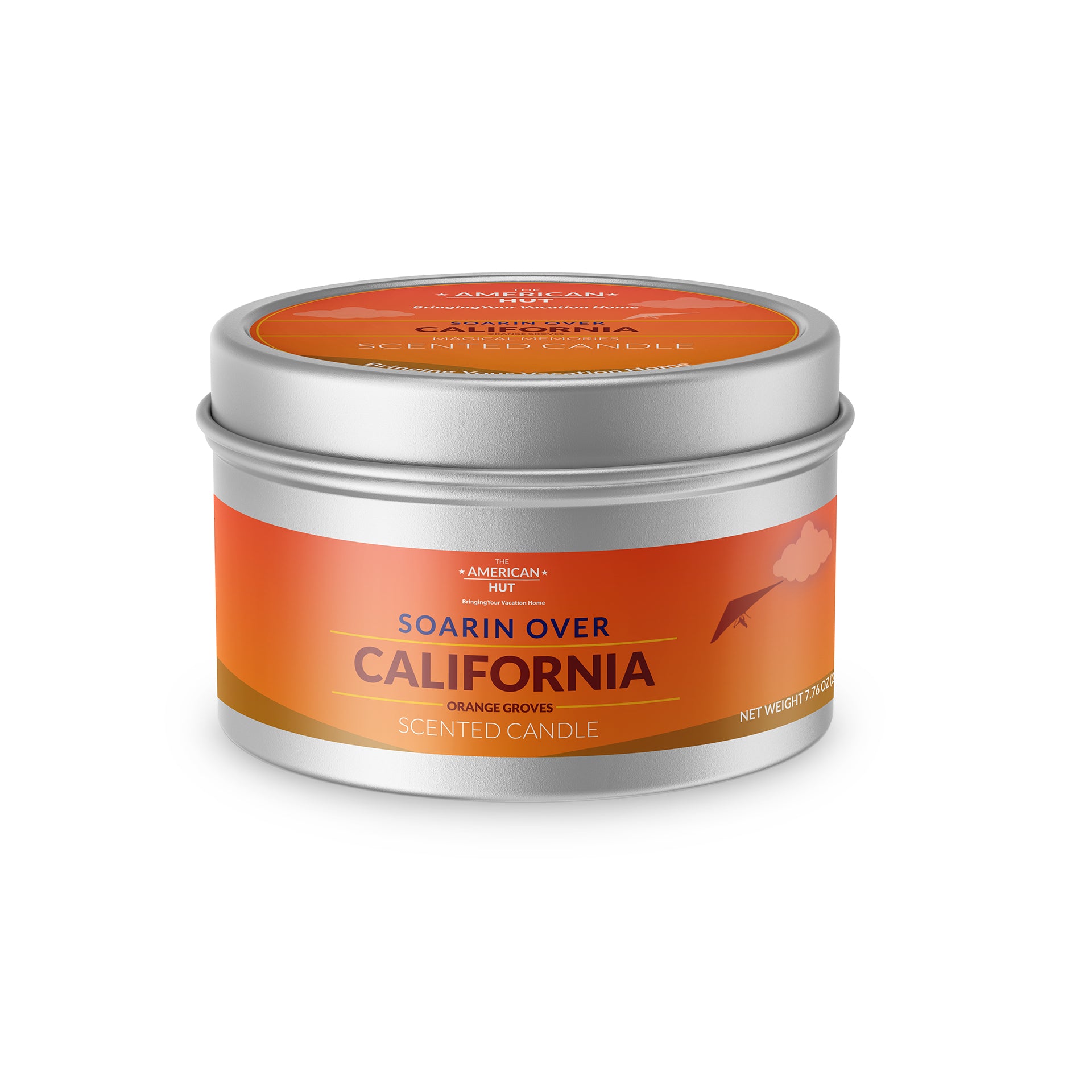 Soarin Over California - Tin Candle with crackling wooden wick