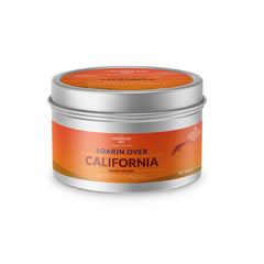 Soarin Over California - Tin Candle with crackling wooden wick