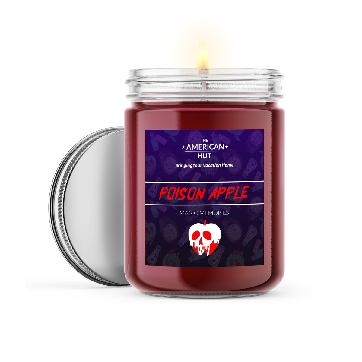 Poison Apple (Autumn Apple Fragrance)- Jam Jar Candle
